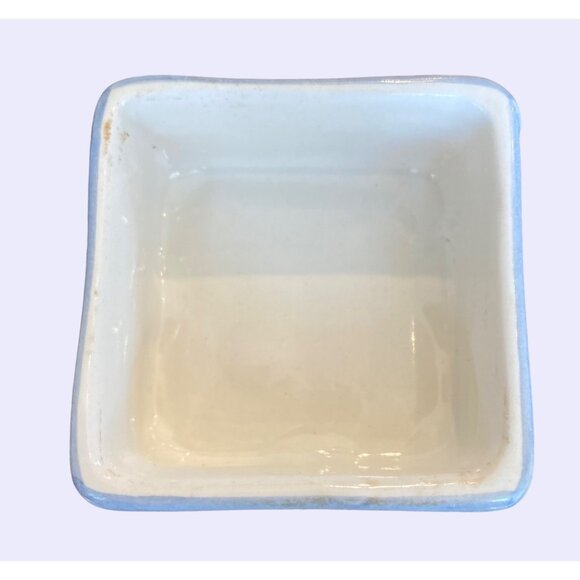 Square lidded trinket box Made in Italy for Vietri with a hand painted image an - Picture 4 of 9